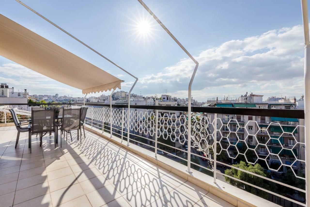 3 Bedroom Apartment With Big Balconies In Pagrati Athen Exterior foto